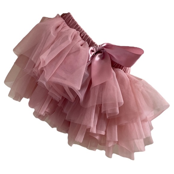 Tortoise & Rabbit Pink Ballerina Baby Toddler Tu-Tu Skirt with attached bottoms - Picture 12 of 14